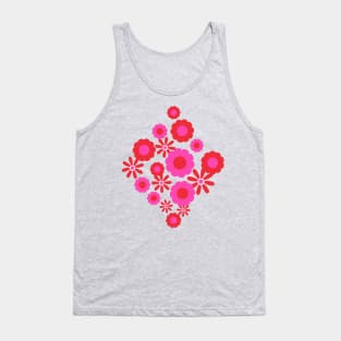 LOVECORE CHARMING FLOWERS Romantic Pink Red Floral for Valentines Day - UnBlink Studio by Jackie Tahara Tank Top